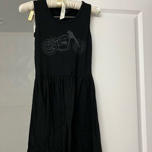 French Connection Motorcycle Jersey Dress Black - Size 2